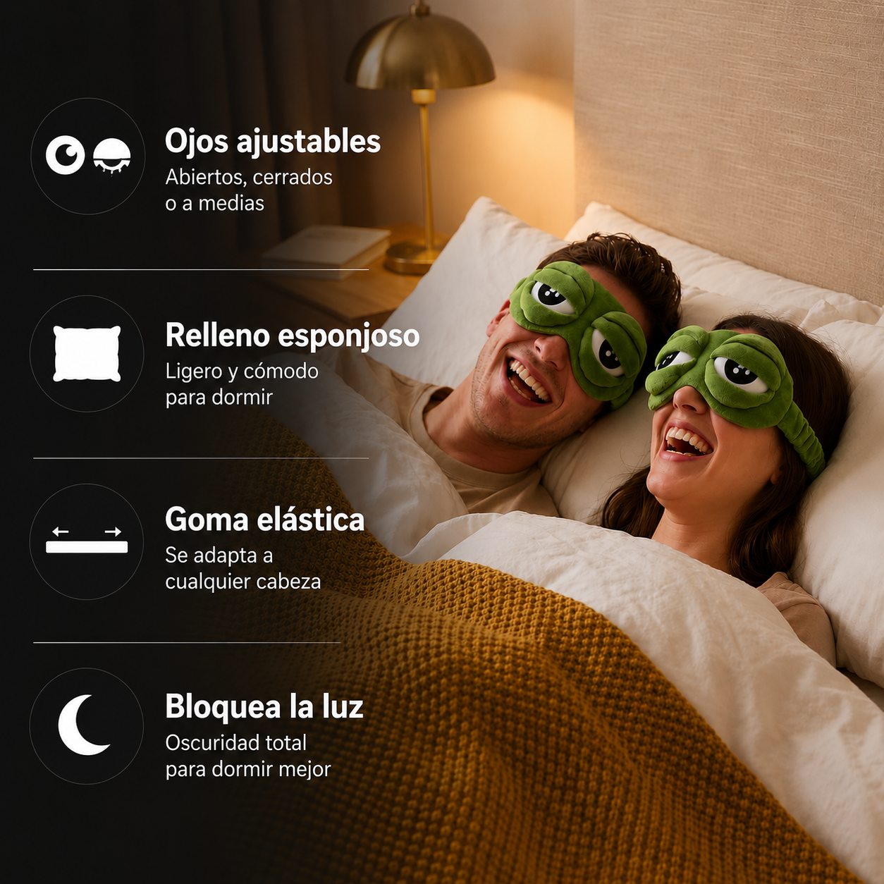 TheSleepFrog™ - Antifaz Rana