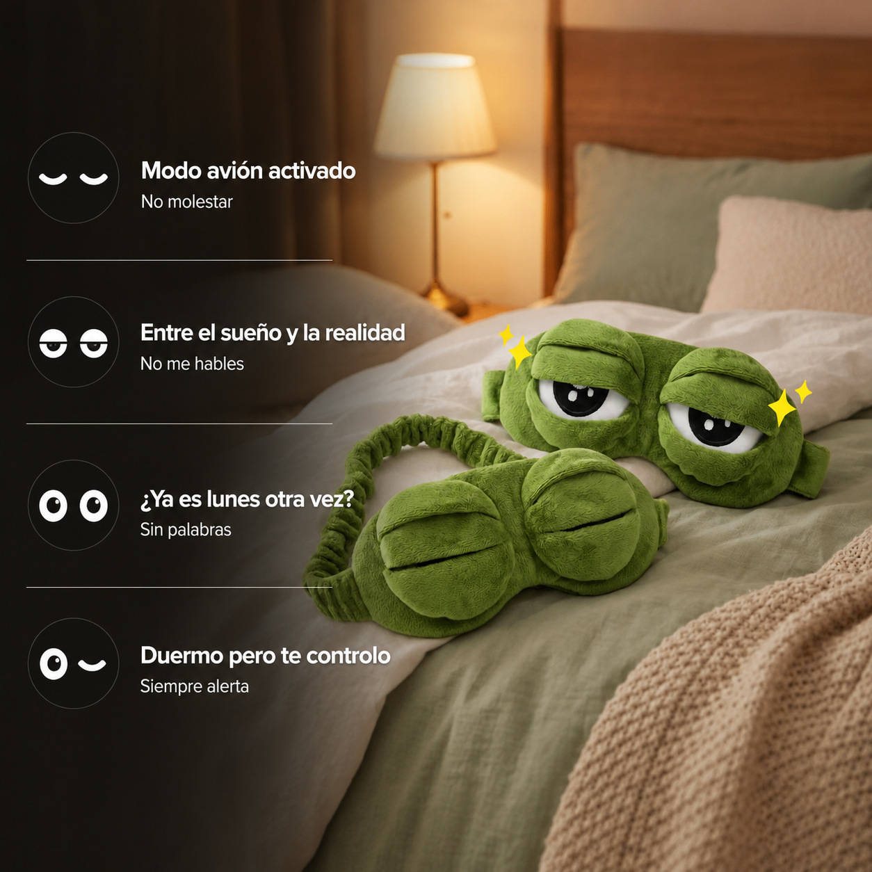 TheSleepFrog™ - Antifaz Rana